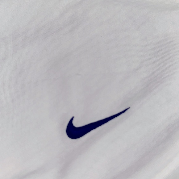 Nike team dri-fit polo shirt 3XL white with navy - Picture 6 of 6